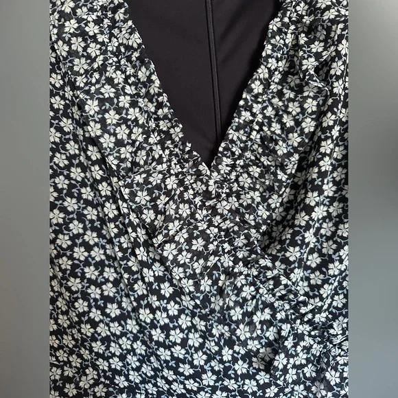 Ralph Lauren Black and White Floral Dress - Picture 2 of 6
